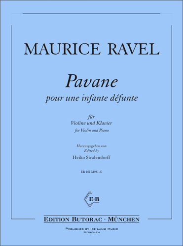 Cover - Pavane pour une infante d&eacute;funte